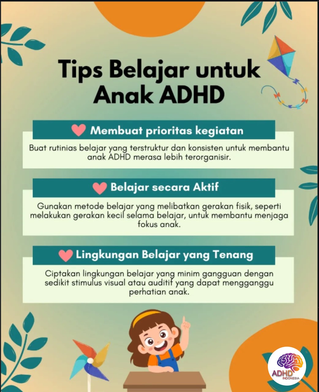 Strategi Belajar yang Cocok untuk Anak ADHD di Kabupaten Gunungkidul